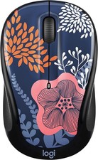 Logitech M317C Wireless Mouse, Precise Control, Easy Navigation - Forest Floral picture