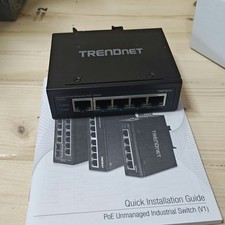TRENDnet TI-PE50 5-Port Industrial Ethernet PoE+ DIN-Rail Switch 90W (display) picture