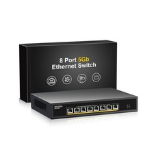 8 Port 5G Ethernet Switch Unmanaged,with 8X 5Gb Base-T Ports, NICGIGA 5Gbps N... picture