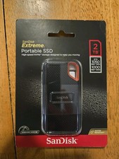 Factory Seal SanDisk Extreme 2TB Portable NVMe SSD 1050/1000MB SHIP 10/10/2026 picture