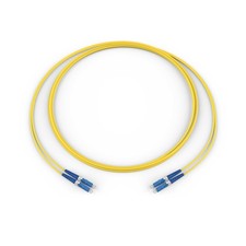 Corning 040402R5120003M 3 Meter LC Duplex Fiber Optic Jumper Yellow (OS2) picture