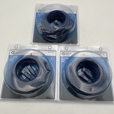 NEW 3 Pack Commercial Electric 25ft CAT5e Patch Cord RJ45 Blue - 1003 044 750 picture