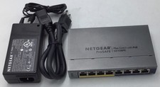 NETGEAR ProSafe Plus GS108PE 8-Port Gigabit Ethernet PoE Switch - w/AC Adapter picture