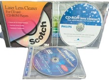 Vintage PC Software Lot & Laser Lens Cleaners - Webroot, System... picture