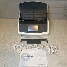Fujitsu ScanSnap iX1500 Color Duplex Document Scanner Touch Screen White Works picture