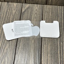 White Apple Logo Sticker Decal - Genuine OEM Stickers / Decal - NEW picture