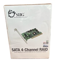 SIIG SC-SA4R12-S2 Serial ATA 4-Channel RAID PCI SATA Controller Card New picture