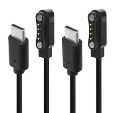 BTFO 2pcs USB-C Charging Cable for PLAUD Note AI Recorder, 1m/3.28ft, black picture