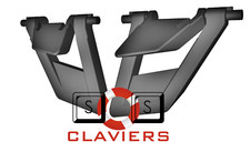 Pieds de remplacement pour clavier Alienware AW 768 Pro Gaming picture