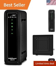 Compact DOCSIS 3.0 Modem Router - Renewed with 2 Gigabit Ports & LED Indicator picture