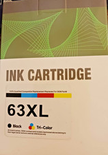 Palm Tree Remanufacture 63 XL Printer Ink HK0063XS11 Black And Tri-Color 2 Pack picture