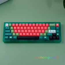 GMK Watermelon PBT Thermal Sublimation Keycaps Set Cherry Height 129 pcs Keys picture