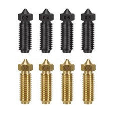 Hardened Steel / Barss Nozzles 0.2mm-1.0mm For Anycubic Kobra 3 Volcano Printer picture