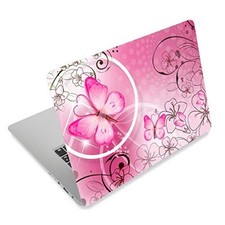 Pink Butterfly11.6 13 13.3 14 15 15.6 inches Netbook Laptop Skin FY-NEK-009 picture