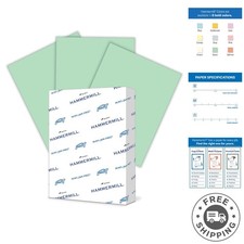 Eco-Friendly 20 lb Pastel Green Paper - 8.5x11 for Creative Printing, 500 Sheets picture