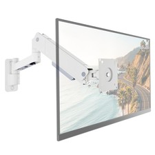 monTEK Single Monitor Wall Mount for 17 to 45 Inch Flat/Curved Screens, Heavy picture