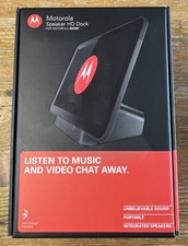 NEW Motorola HD Music Speaker Dock w/micro-HDMI port For XOOM Tablet Sealed picture