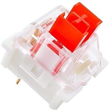 Pack 32 Red Switches,3 Pin Key Switch - Cherry MX Equivalent DIY Replaceable ... picture