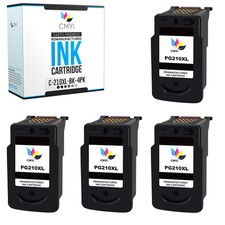 4PK Compatible Canon PG-210XL Black Ink Cartridge for PIXMA MX360 MX410 MX420 picture