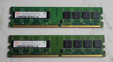 2x Hynix 1GB DDR2 PC2-5300U DDR2-667 240-Pin Desktop RAM HYMP512U64CP8 picture