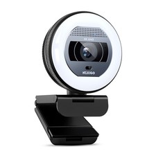 NexiGo N930E Pro, 4K Webcam with Ring Light, PDAF Autofocus, White picture