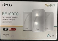 New TP-Link Deco BE63 BE10000 Whole Home Mesh Wi-Fi 7 System 3-Pack picture