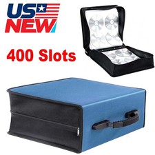 Blue 400 Disc CD DVD Organizer Holder Storage Case Bag Wallet Album Media Video picture