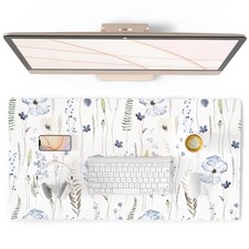 QIYI PU Leather Large Mouse Pad, Office Decor, 31.5