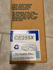 1PK Fits HP CE255X 55X Black Toner LaserJet P3015 P3015dn P3015n P3016 Printer picture
