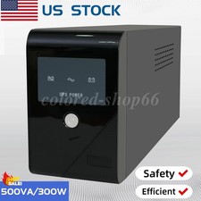 500VA/300W Backup UPS Power Supply with 3 Outlets, Ideal for Home and Office Use picture
