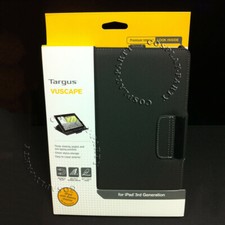 Targus iPad 4 iPad 3 iPad 2 Vuscape Folio Flip Stand Cover Case - Charcoal Gray picture