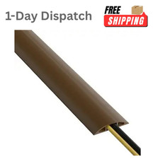 .D-Line 6ft Brown Floor Cord Cover Heavy Duty Cable Protector picture