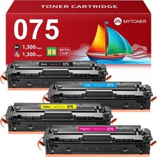 MYTONER 075 Toner Cartridge Set Compatible Replacement for Canon 075 075H picture