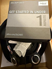 Jabra BIZ 2400 II Duo USB On-Ear Headband Headset Boom Mic Black picture