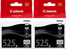 New Genuine Canon PGI-525 Black 2Pk Ink Cartridges, PIXMA iP4850 picture
