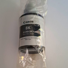 Canon GI-290 BK Genuine/Original Black Ink Bottle for Inkjet Printers picture