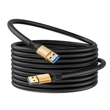 Extra Long USB 3.0 a to a Cable 20FT, 5Gbps High Speed, Type a Male to Male picture