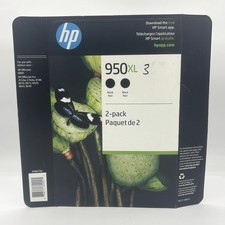 New HP Genuine 950XL Black 2 Pack Ink Cartridge NIB Exp 10/2023 picture