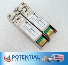 LOT OF 2 | Champion 10GSFP+E-LR 10GB BASE-LR 1310nm SMF SFP+ Transceiver - Used picture