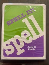 1985 Spell It Davidson Manual Atari Commodore Apple II picture