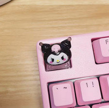 Cute Sanrio Kuromi Theme Keycap Translucent Base - OEM Mechanical Keyboard picture