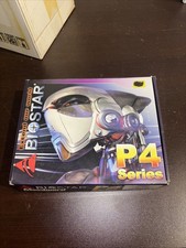 Biostar Mainboard P4 Series U8668D DDR2 Ram Socket 478 New Open Box picture
