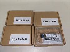 LOT OF 4 FINISAR FTLF1426P2BTL 6GB 1310NM WIRELESS SFP+ TRANSCEIVERS VD picture