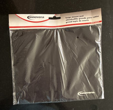 Innovera IVR-52600 Large Black Mouse Pad 9 4/5 x 11 4/5 Non-Slip Rubber picture