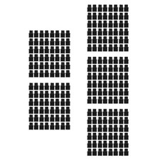 250Pcs Black Silicone Network Port Dust Plugs Reusable Ethernet Connector Covers picture