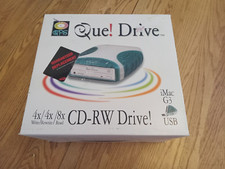 Que USB Drive QPS-525 External CD-RW Drive RCA Audio New Sealed picture
