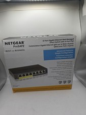 Netgear ProSAFE Plus GS108PEv3 8-Port Gigabit Switch 4-Port PoE w/ Power Supply picture