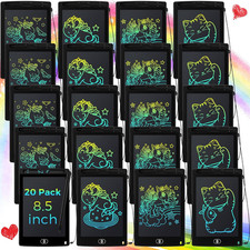 20 Pack 8.5 Inch LCD Writing Tablet Drawing Board,Black,Cute picture
