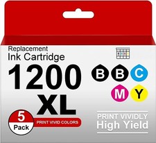 5PK Compatible PGI-1200XL for Canon MAXIFY MB2020 MB2050 MB2320, MB2350 1200 XL picture