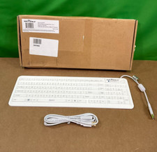 Seal Shield Seal Glow2 SW106G2 Wired Keyboard White ✅❤️️✅❤️ Open Box picture